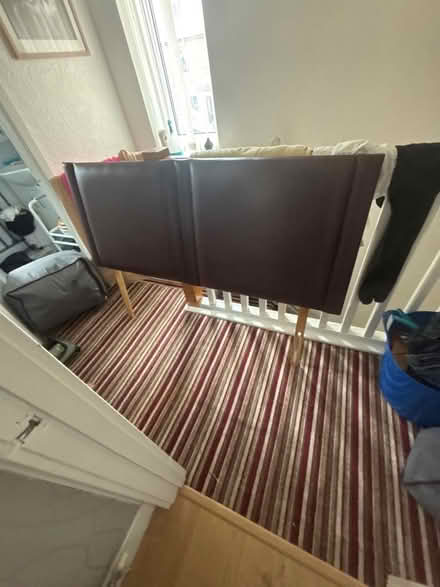 Photo of free Brown super king headboard (Brierlow Bar SK17) #1