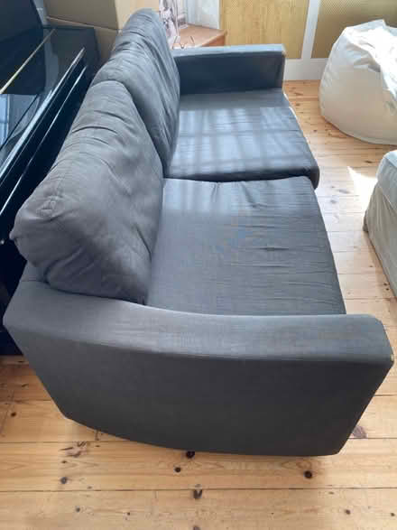 Photo of free Brown 3 seater Habitat sofa (Finchley N3) #1