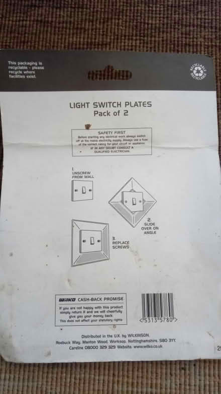 Photo of free Switch plates (Horsham, near Bennetts Field) #2