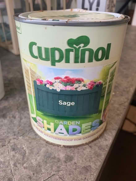 Photo of free Cuprinol full tin sage garden paint (Dunham on the Hill WA6) #1