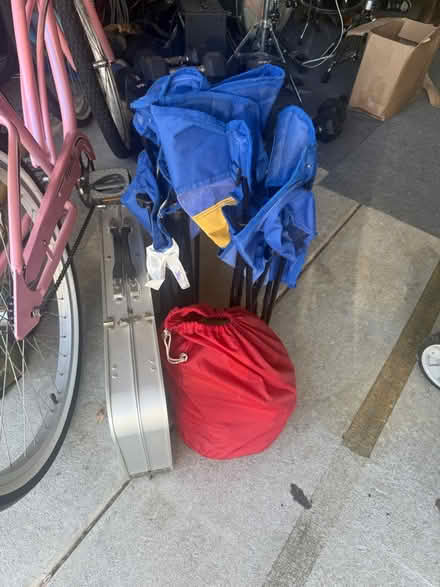 Photo of free Camping gear and kid chairs (Downtown Pleasanton) #1