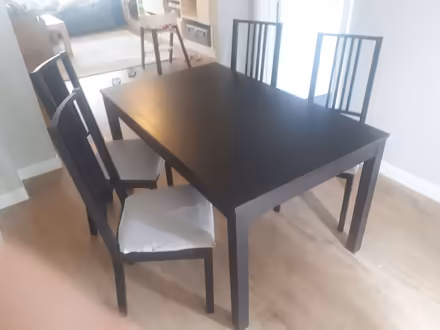 Photo of free Ikea dining table and 4 chairs set used, good condition (Whitnash CV31) #1