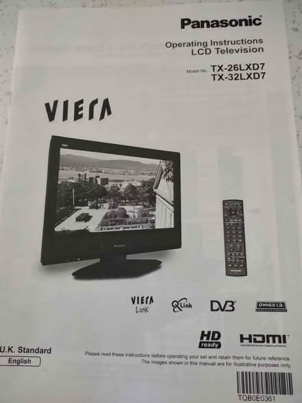 Photo of free 38" Panasonic Viera TV (Hipsburn NE66) #2