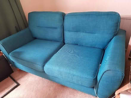 Photo of free Teal 3str sofa (Pudsey LS28 7) #1