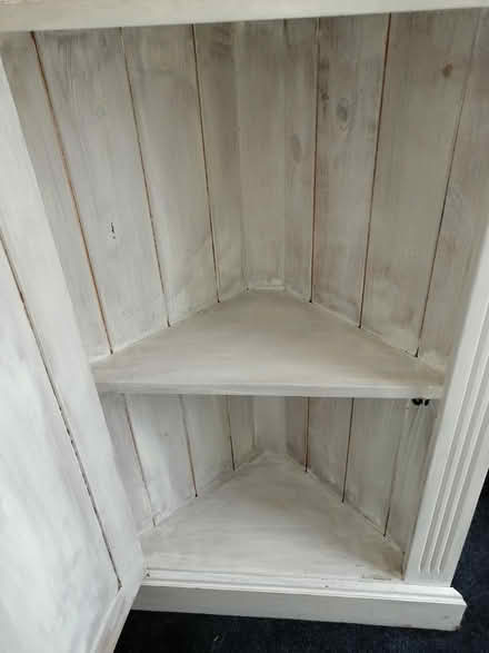 Photo of free Corner shelving unit wood (Melksham SN12) #4