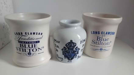 Photo of free Blue ceramic pots (Horsham, near Bennetts Field) #1