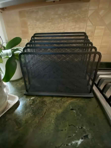 Photo of free Metal mesh style folder holder (Fanwood) #3