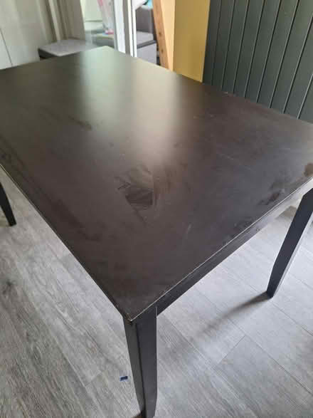 Photo of free Black dining table (St Helens) #2