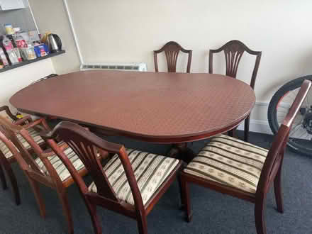 Photo of free 6âseater dining table (Bognor Regis) #1