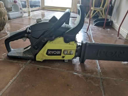 Photo of free Ryobi chain saw in case (Cypress off Jones and Cy N Hou) #3