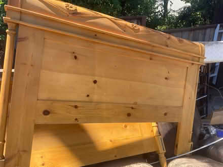 Photo of free Solid wood queen, sized bed RWC (Carmel valley Redwood City) #2