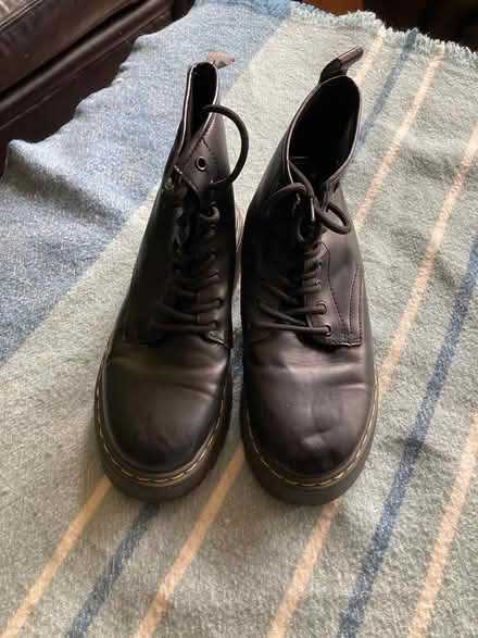 Photo of free Faux Leather Boots Size 7.5 (Putnoe MK41) #1