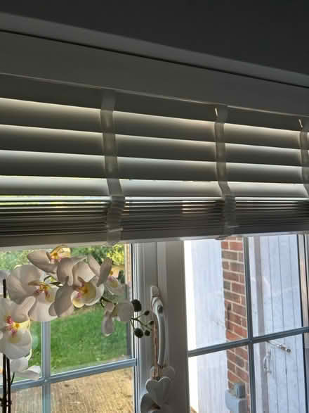 Photo of free Large white slatted blind (Biggin Hill) #1