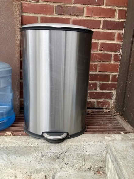 Photo of free Stainless Steel Step-on Trash Can (Ravenna/Maple Leaf) #1