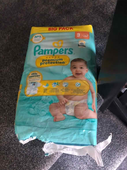 Photo of free Pampers nappies size 3 and swim nappies size 2-3 (Chapel Allerton LS8) #1