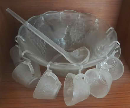 Photo of free Punch bowl,ladle & 12 glasses (Burgess hill) #1
