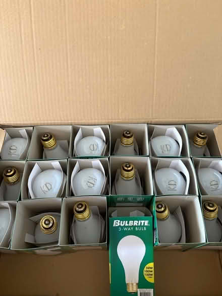 Photo of free Bulbrite-3-Way Bulb-18 count (Woodstock) #1