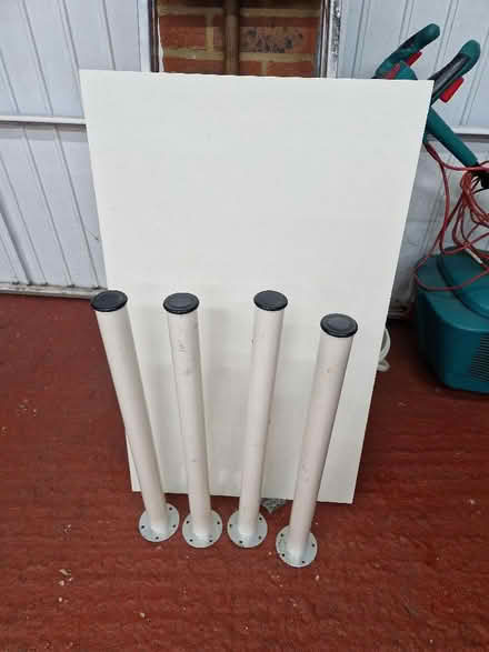 Photo of free White Ikea Desk (Arborfield Garrison RG2) #1