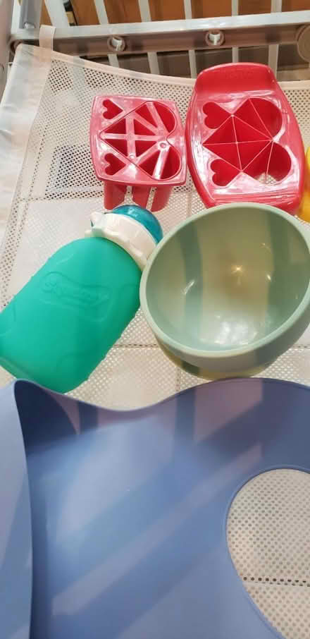 Photo of free Baby toddler plate bowl bib etc (Carol Stream, IL) #2