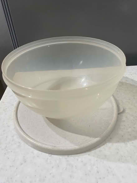 Photo of free Plastic bowl with lid (Jennett's Park RG12) #1