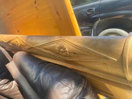 Photo of free Solid wood queen, sized bed RWC (Carmel valley Redwood City) #1
