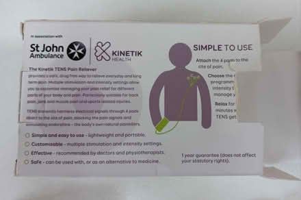 Photo of free TENS pain reliever by Kinetik (Ringwood BH24) #2