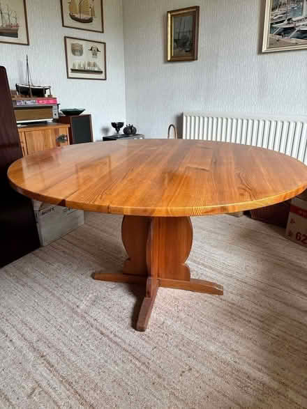 Photo of free Pine Dining Table (Comber BT23) #1