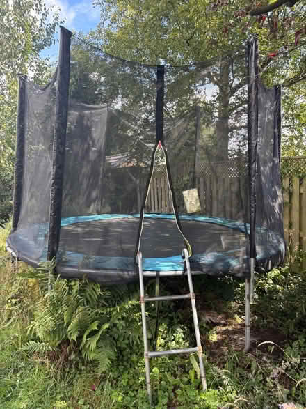 Photo of free Large (10ft) trampoline in good working condition order (Broomhill S10) #1