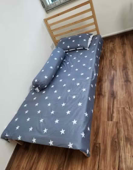 Photo of free Single Bed Frame+Seahorse Mattress (Chinatown) #1