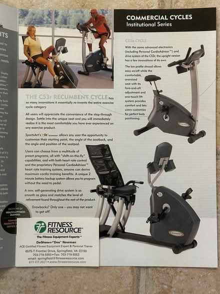 Photo of free Recumbent Bike (6501 Fallwind Lane Bethesda) #2