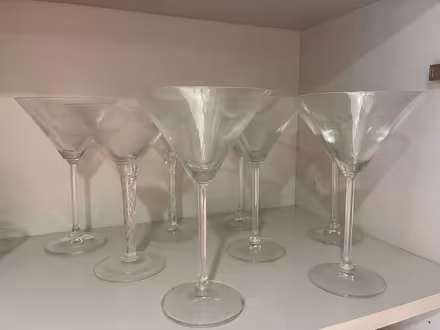 Photo of free 8 martini glasses (Cambridge CB2) #1