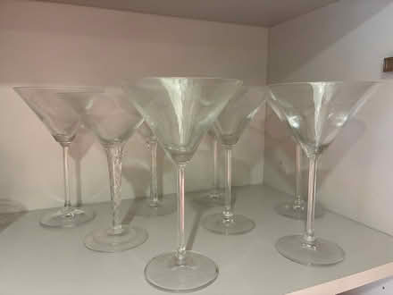 Photo of free 8 martini glasses (Cambridge CB2) #1