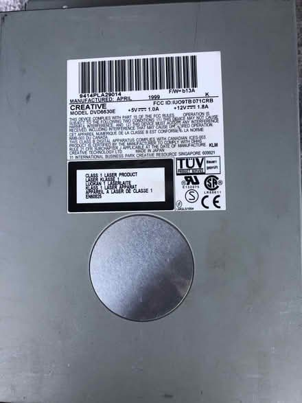 Photo of free Creative PC -DVD (West San Jose near Cupertino) #2
