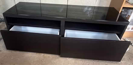 Photo of free Glass top Tv/Console unit (baguley M23) #2