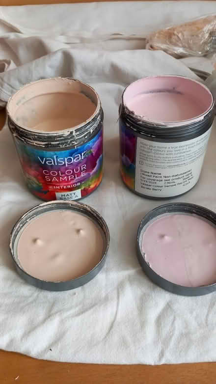 Photo of free Pink paint sample pots (Pitshanger W5) #2