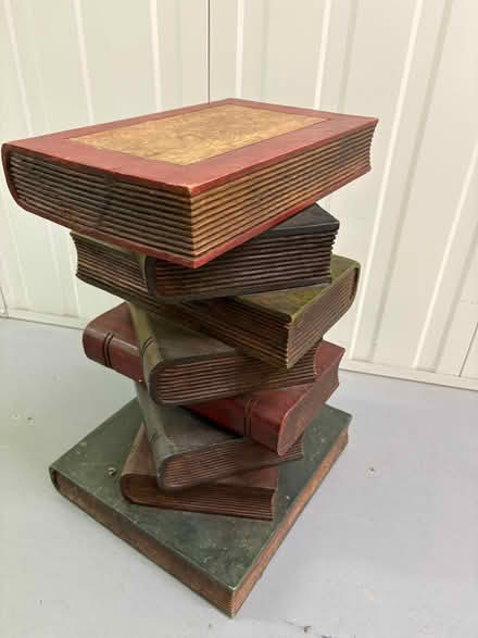 Photo of free Heavy solid “book” end table (KT3 Shannon Corner A3) #2