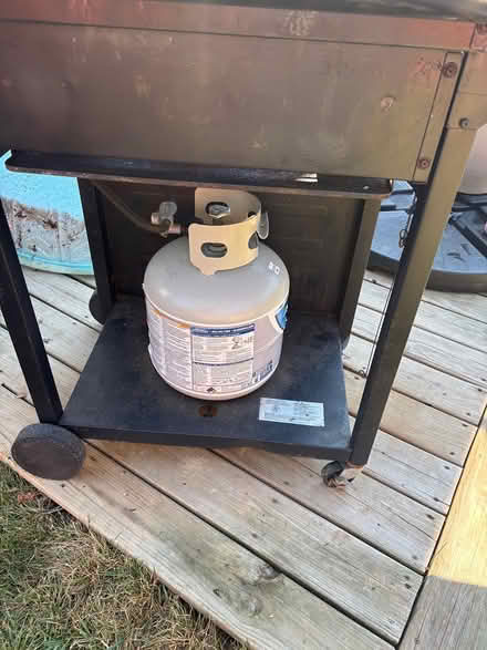 Photo of free Gas grill, propane canister, cover (Arden Heights, Staten Island) #4