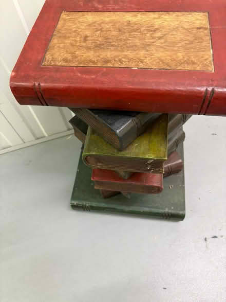 Photo of free Heavy solid “book” end table (KT3 Shannon Corner A3) #3