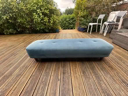 Photo of free Teal footstool (Petts Wood BR7) #3