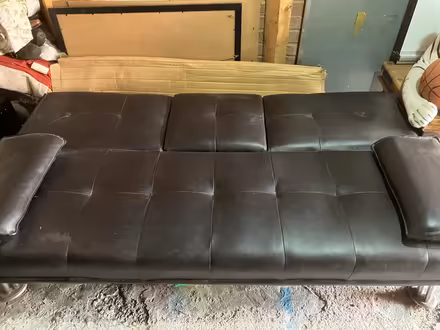 Photo of free leather type bed settee (loughborough LE11) #3