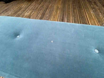 Photo of free Teal footstool (Petts Wood BR7) #2