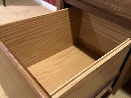Photo of free Wood desk (6501 Fallwind Lane Bethesda) #4