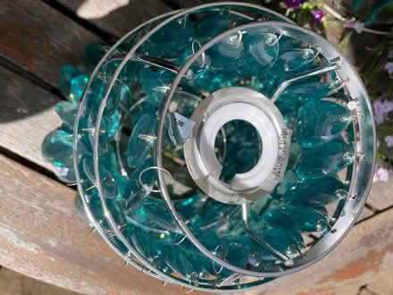 Photo of free Dunelm turquoise pendant lampshade (Northaw EN6) #2