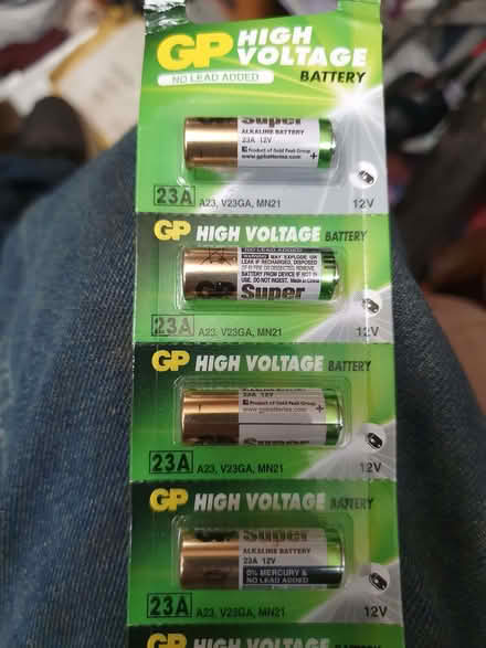 Photo of free Batteries V23GA 12 volt x 4 (Booker HP12) #1