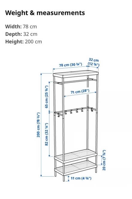 Photo of free MACKAPÄR IKEA coat rack (SW10 9QZ) #3
