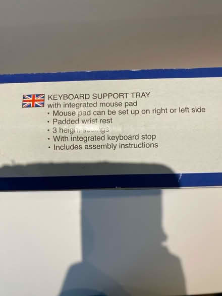Photo of free Keyboard support tray (Douglas, cork) #2