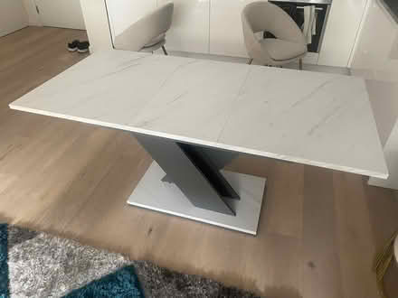 Photo of free Ceramic topped table (Royal Wharf E16) #3