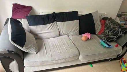 Photo of free Sofas and foot stools (Hillingdon UB10) #3