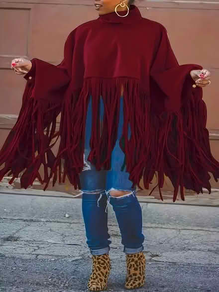 Photo of free fringed oversize top (Moor Allerton LS17) #1
