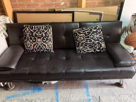 Photo of free leather type bed settee (loughborough LE11) #1